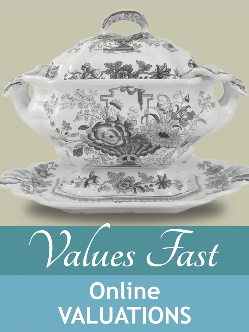 online valuations of collectibles, collections, heirlooms, vintage items and antiques